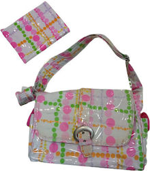 Mayoral Shoulder/Hand Diaper Bag Circles Pink