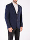 Leonardo Uomo Men's Suit Jacket NavyBlue