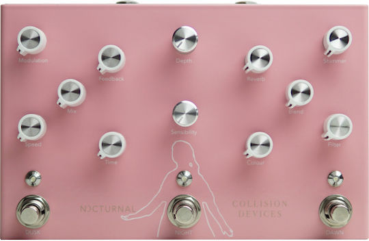 Collision Devices Nocturnal Ltd Pink Pedale Wirkung Verzögerung / Nachhall / Tremolo E-Gitarre