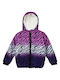 Kids' Casual Jacket with Hood Purple