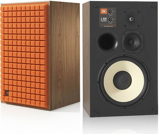 JBL L100 Classic MKII JBLL100MK2ORG Двойка Hi-Fi Говорители Bookself 200W 3 Брой шофьори Orange