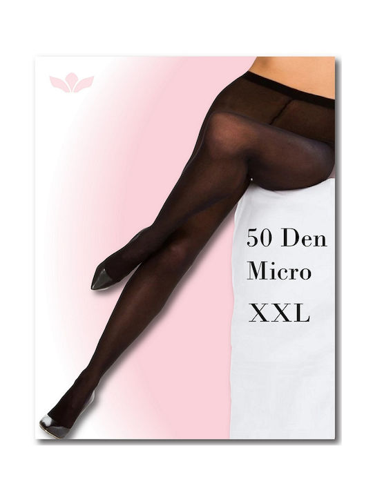 Diana Women's Pantyhose Opaque 50 Den Black