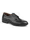 Boxer Men's Leather Dress Shoes Black