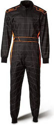 Speed Racewear Cordura Atlanta CS-1 Pentru bărbați Costum Pilot Kart Black / Neon Orange