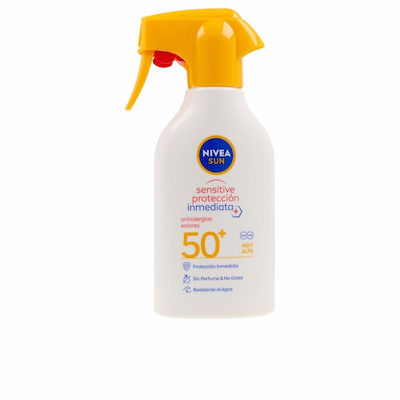 Nivea Sun Sensitive & Protection Spf 50+ Waterproof pentru Bronzare pentru Corp în Spray 270ml