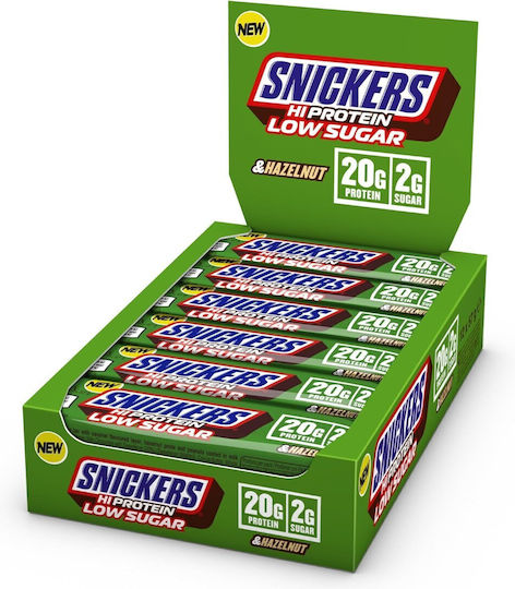 Snickers Hi Protein Μπάρες Πρωτεΐνης με Γεύση Chocolate Caramel Nut 12x57gr