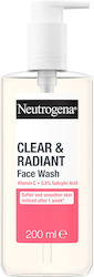 Neutrogena Clear & Radiant Gel Καθαρισμού Προσώπου 200ml