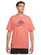 Nike Herren Sport T-Shirt Kurzarm Orange