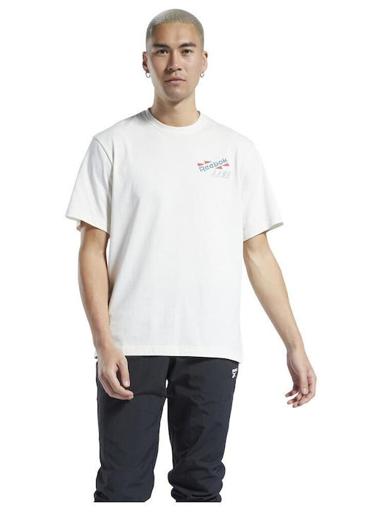 Reebok Certified Ανδρικό T-shirt Κοντομάνικο Άσπρο.