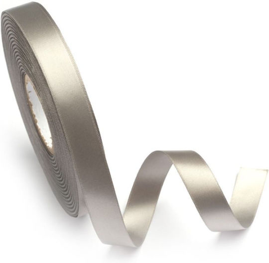 Stoff Band Monochrom Silber 50meters mit Breite 10mm
