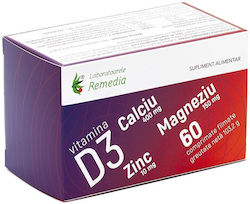 Laboratoarele Remedia Calciu 400 mg 2 comprimate 60 capsule Laboratoarele Remedia Calciu 400 mg 2 comprimate 60 capsule