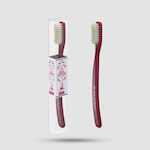 Pasta del Capitano 1905 Manual Toothbrush Medium Red 1pcs