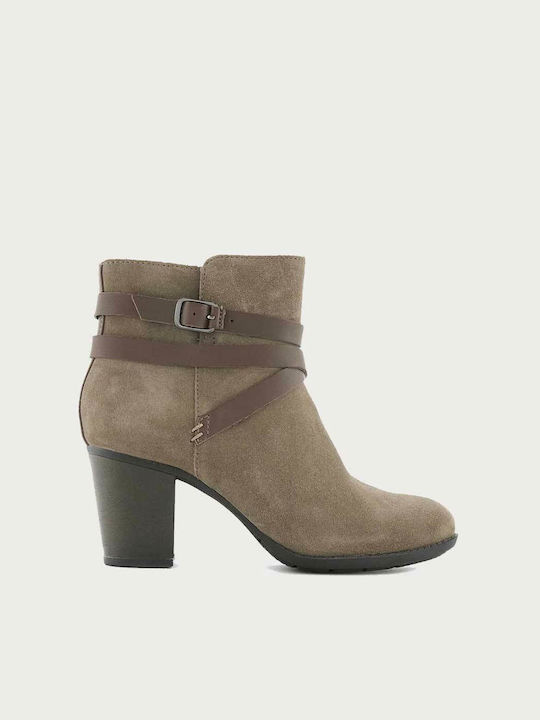 Clarks Enfield Damen Knöchelstiefel Grün