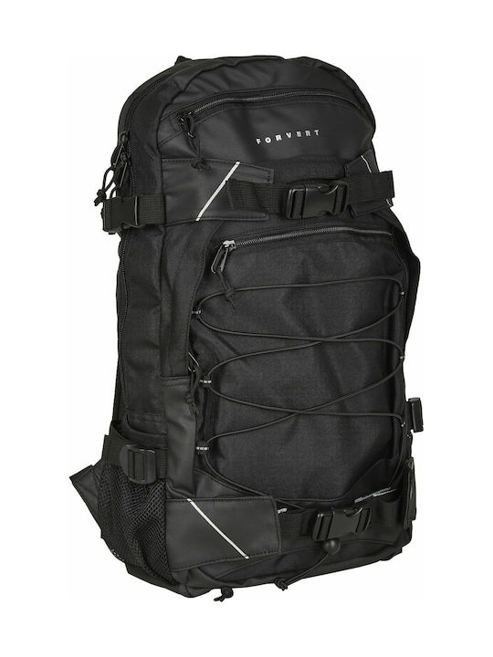 Forvert Cross Fabric Backpack Black