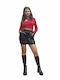 Damen Bluse Langärmelig Red