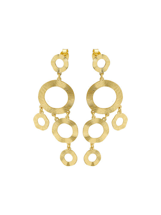 Vogue Earrings made of Silver Gold Plated