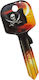 Errebi Door Key Simple 1pcs with Design Skull With Swords