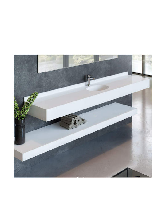 Sanitec Wall Mounted Bathroom Shelf