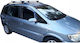 Menabo Aluminum Car Roof Bars for Opel Zafira 1999-2005 Set with Roof Rack Legs and Lock Black