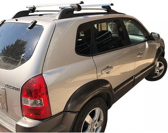 Menabo (with Roof Rack Legs and Lock) Silver