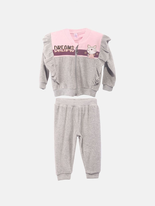 Joyce Kinder Sweatpants Set - Jogginganzug Gray