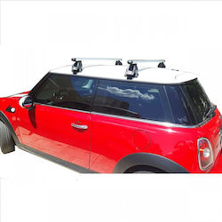Menabo Car Roof Bars Aluminum for Mini Cooper 2001-2013 Silver