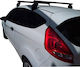 Menabo Menabo Steel Car Roof Bars for Ford Fiesta 3D Set with Roof Rack Legs Silver