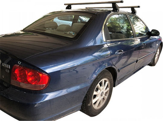 Menabo für Hyundai Sonate (mit Dachträgerfüßen) Silber