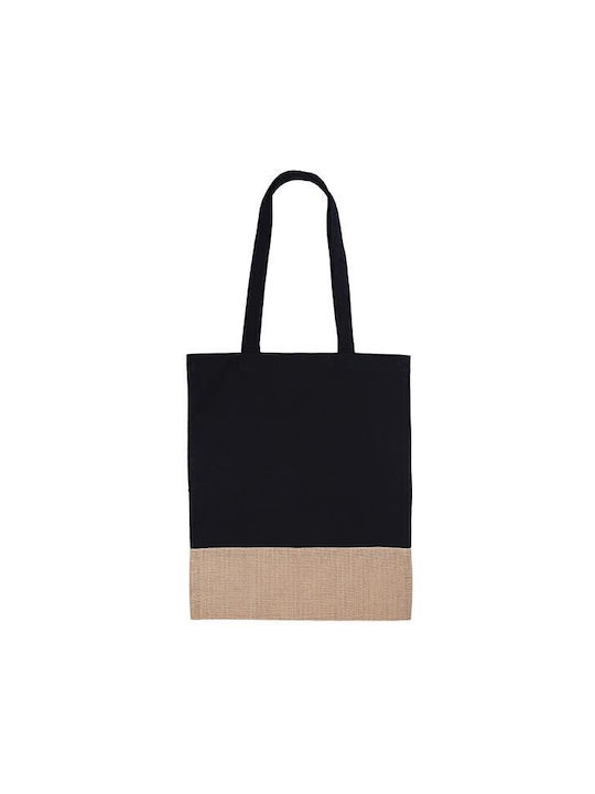Next Βαμβακερή Τσάντα για Ψώνια σε Μαύρο χρώμα
