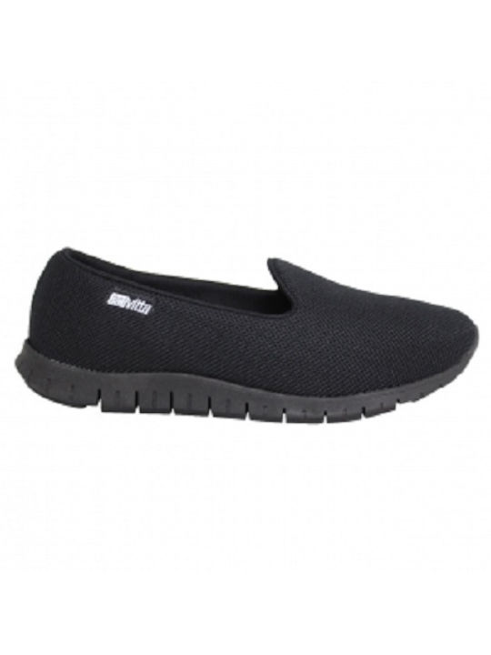 act vitta Damen Slip-Ons Schwarz