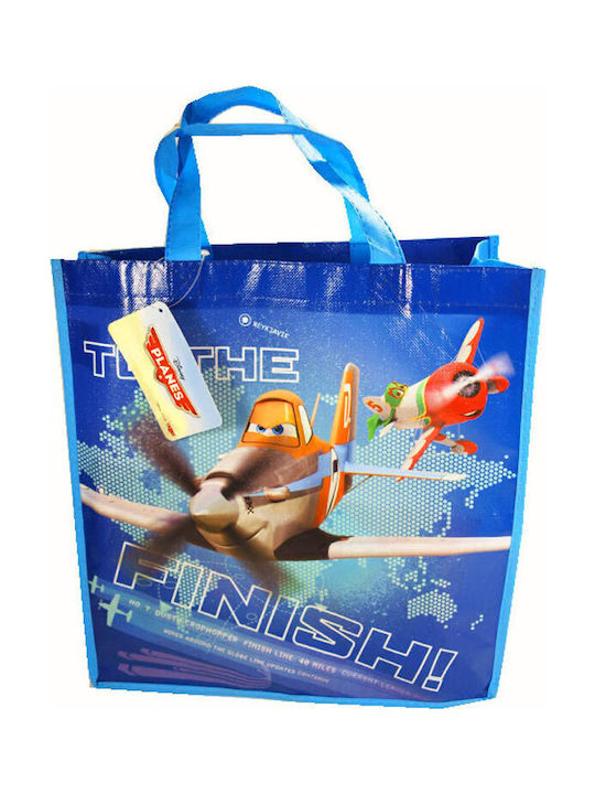 Disney Planes Τσάντα για Ψώνια σε Μπλε χρώμα