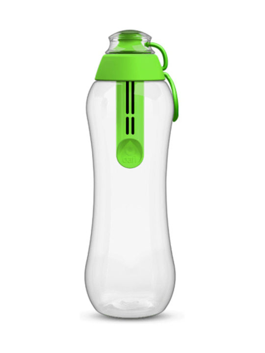 Dafi Παγούρι Πλαστικό με Στόμιο και Φίλτρο 700ml Διάφανο