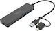 Digitus Hub 5 Porturi USB 3.0 cu Conectare USB-A / USB-C