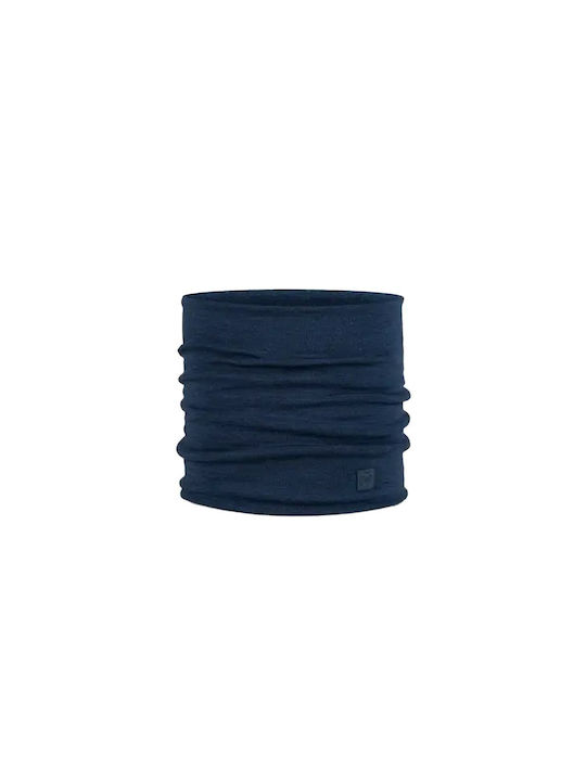 Buff Merino Motorcycle Rider Neck Warmer Blue Color