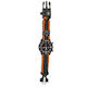 Albainox Paracord Bracelet Survival with Whistle Black