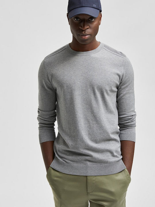 Selected Πουλόβερ Μακρυμάνικο Medium Grey