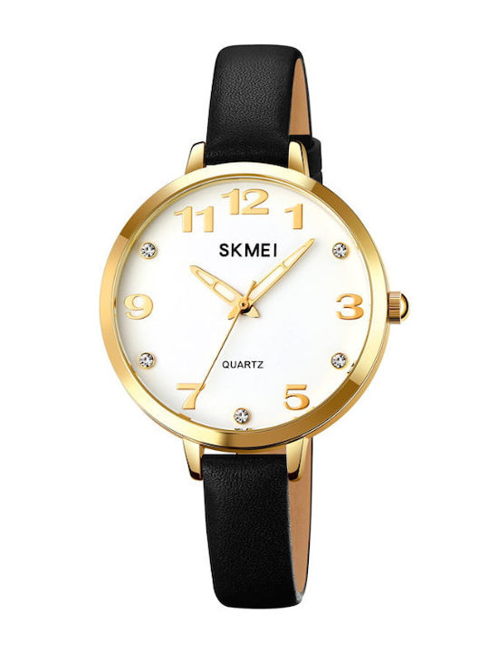 Skmei Women's Watch with Leather Strap Black / ...