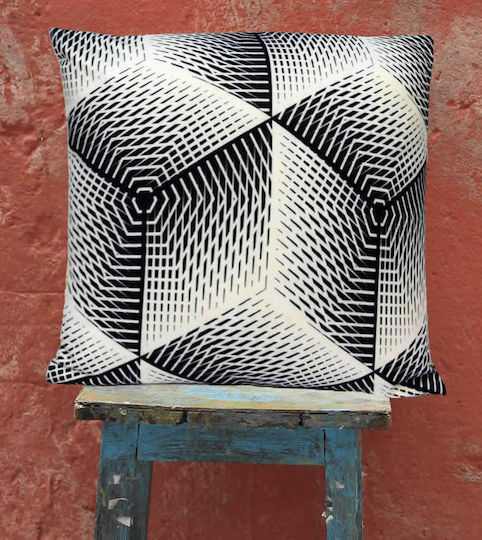Vasilas Home Perna Crystalia 3032 Neagră 45x45 cm