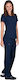 Alezi Women's Navy Blue Pants & Blouse Set