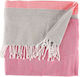 Gift Decor Beach Towel Cotton Pink 200x160cm.