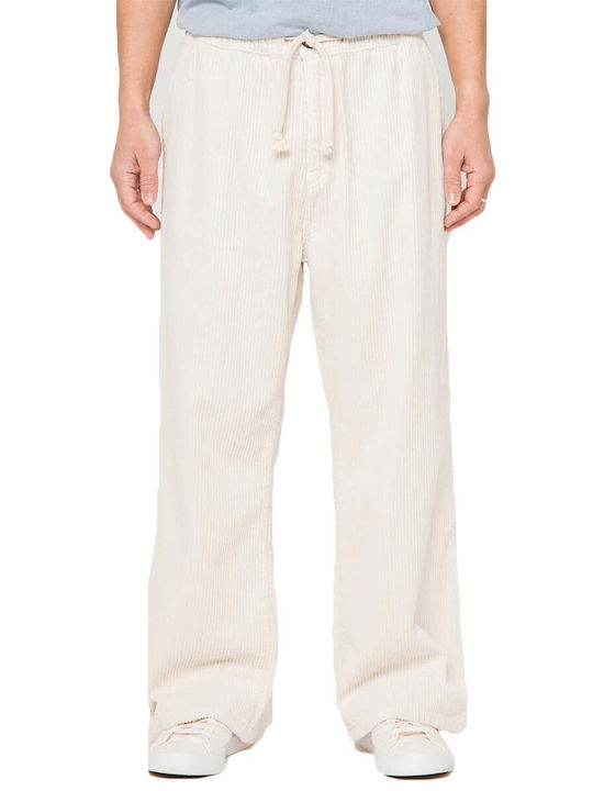 Kaotiko Men's Trousers in Relaxed Fit ecru