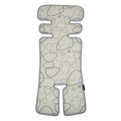 Bebe Stars Breathable Stroller Seat Liner 37.4x76.2cm Gray 80-211