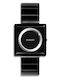666 Barcelona Men's Watch 45mm Battery with Black Metal Bracelet