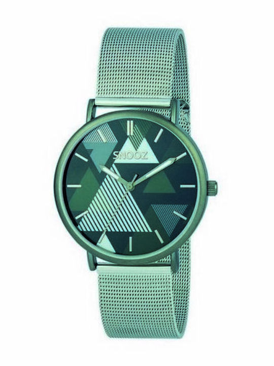 Snooz Men's Watch 40mm Battery with Silver Metal Bracelet