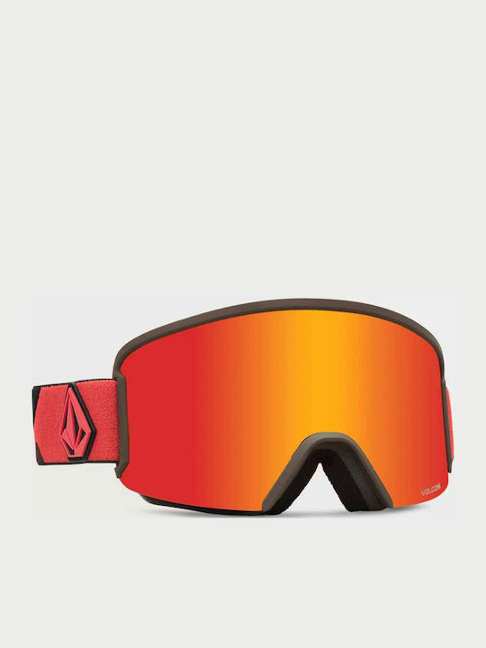 Volcom Garden Ski & Snowboard Goggles Kids Oran...