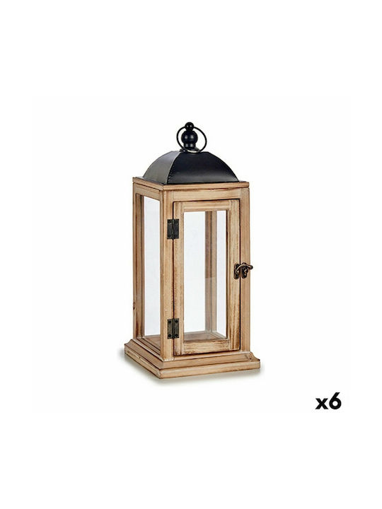 Gift Decor Metallic Lantern Black 18x43x18cm