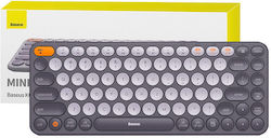 Baseus K01A Tri-Mode Wireless Bluetooth Keyboard Only English US Gray