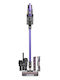 Izzy IZ-4008 Επαναφορτιζόμενη Σκούπα 2 σε 1 Stick & Χειρός 29.6V Μωβ