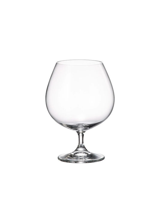 Bohemia Glas Cocktail/Trinken / Kaffee/Freddo aus Glas in Braun Farbe 690ml 1Stück