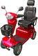 Vita Orthopaedics Ηλεκτροκίνητο Αναπηρικό Αμαξίδιο με Απλή Πλάτη 09-2-160 Κόκκινο
